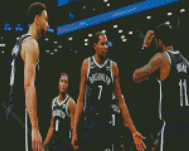 Brooklyn Nets Basketball Diamond Painting