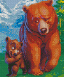 Brother Bear Animated Movie Diamond Painting