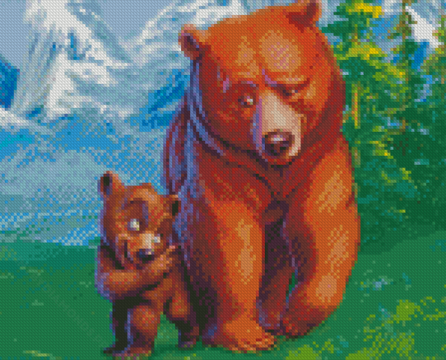 Brother Bear Animated Movie Diamond Painting