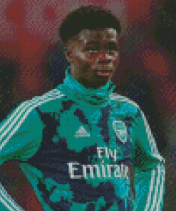 Bukayo Saka Football Diamond Painting