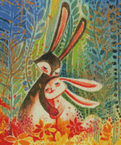 Bunny Love Art Diamond Painting