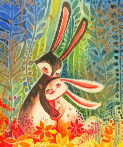 Bunny Love Art Diamond Painting