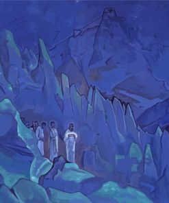 Burning Of Darkness By Nicholas Roerich Diamond Painting