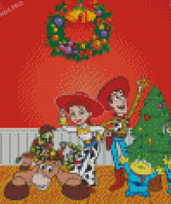 Buzz Lightyear Christmas Diamond Painting