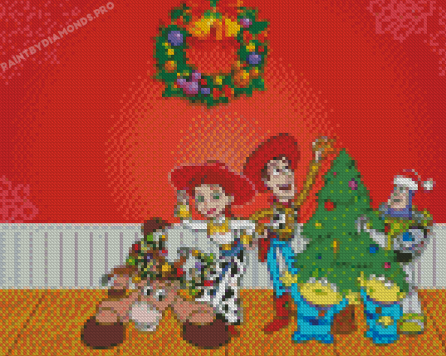 Buzz Lightyear Christmas Diamond Painting