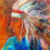 Canadian Indigenous Man Art Diamond Painting