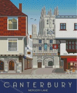 Canterbury City Poster Diamond Paintings