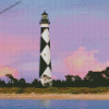 Cape Lookout Lighthouse Diamond Paintings