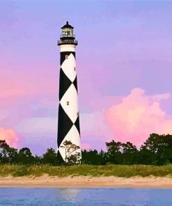 Cape Lookout Lighthouse Diamond Paintings