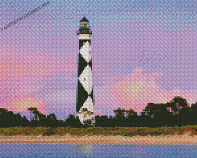 Cape Lookout Lighthouse Diamond Paintings