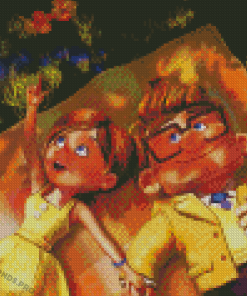 Carl And Ellie Animation Diamond Painting