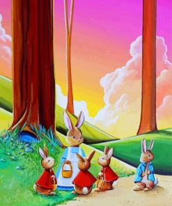 Cartoon Peter Rabbit Diamond Paintings