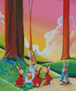 Cartoon Peter Rabbit Diamond Paintings