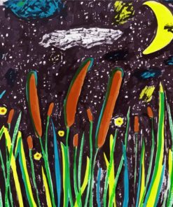 Cattails Art Diamond Paintings