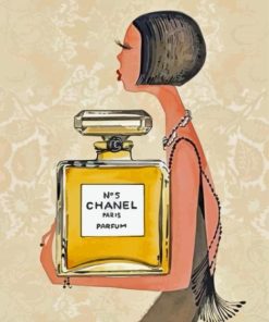 Chanel Perfume Lady Diamond Painting