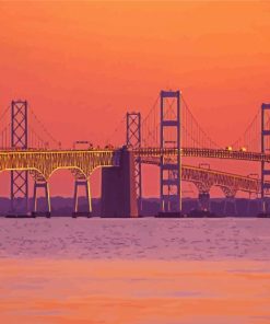 Chesapeake Bay Bridge Diamond Paintings