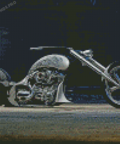 Chopper Motorcycle Diamond Painting