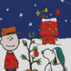 Christmas Charlie Brown Cartoon Diamond Painting