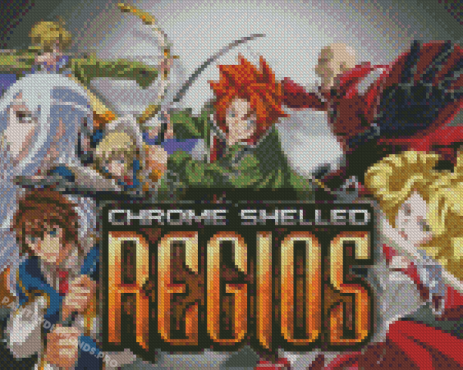 Chrome Shelled Regios Poster Anime Diamond Painting