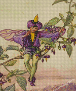 Cicely Mary Barker The Nightshade Fairy Diamond Painting