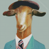 Classy Mr Goat Diamond Painting