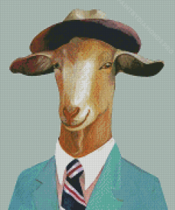 Classy Mr Goat Diamond Painting