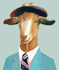 Classy Mr Goat Diamond Painting