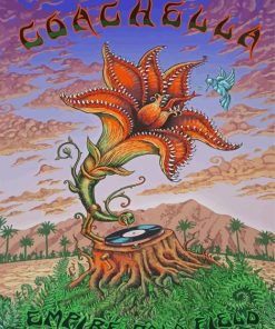 Coachella Valley Festival Poster Diamond Painting