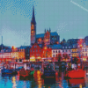 Cobh Ireland At Night Diamond Painting