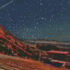 Colorado Red Rocks Park And Amphitheatre Starry Night Diamond Painting