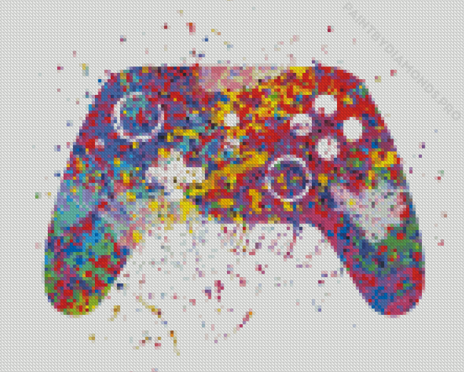 Colorful Gamepad Diamond Paintings