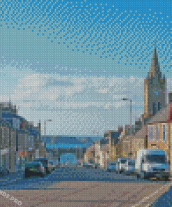 Cullen Village In Scotland Diamond Painting