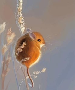 Cute Field Mouse Art Diamond Painting