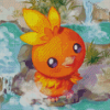 Cute Torchic Diamond Painting