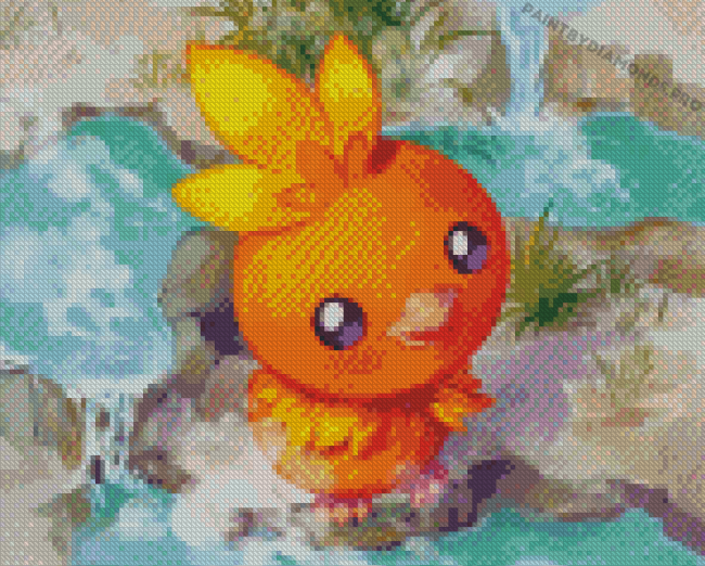 Cute Torchic Diamond Painting