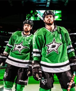 Dallas Stars Ice Hockey Players Diamond Painting