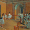 Degas Ballet Dancers In Class Diamond Painting