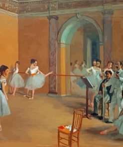 Degas Ballet Dancers In Class Diamond Painting