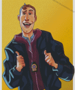 Detective Jake Peralta Character Diamond Painting