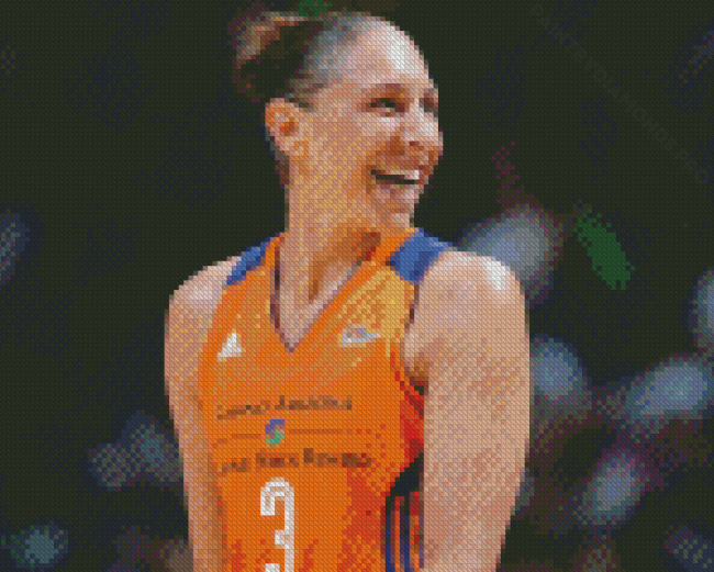 Diana Taurasi Smiling Diamond Paintings