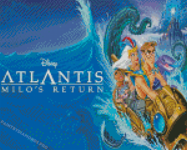 Disney Atlantis Mailos Return Diamond Painting