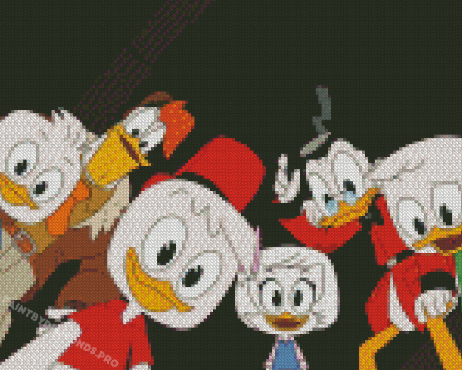 DuckTales Cartoon Characters Diamond Paintings