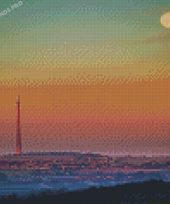 Emley Moor Tower Diamond Painting