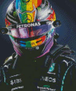 F1 Helment Diamond Painting