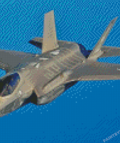 F35 Jet Diamond Paintings