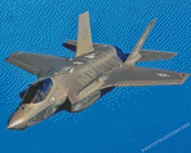 F35 Jet Diamond Paintings