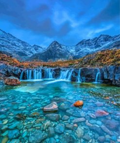 Fairy Pools In Winter Diamond Painting