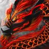 Fantasy Dragon Illustration Diamond Painting