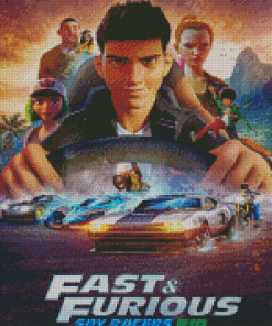 Fast And Furious Spy Racers Animated Serie Diamond Painting