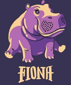 Fiona The HippoDiamond Painting